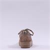 Paul Green Platform Laced Trainer - Beige Suede